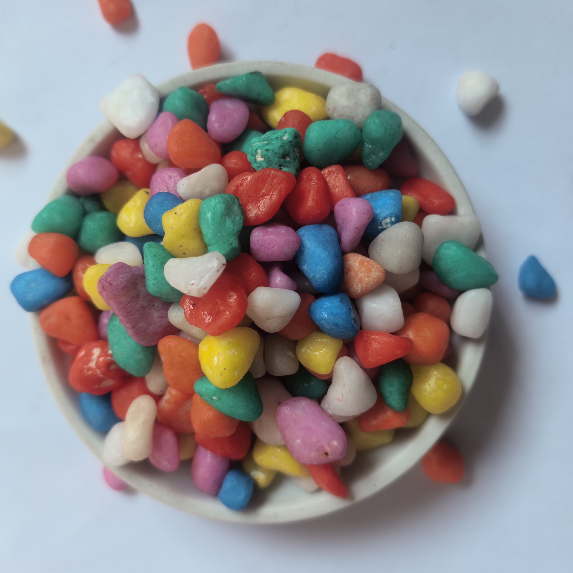 现货批发5-100克小包彩砂儿童沙画小袋彩砂微景观蓝沙彩砂石配件