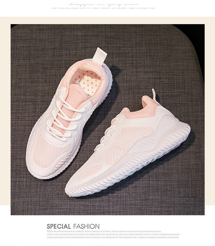 Scarpe da lavoro da donna Scarpe da ginnastica Scarpe da tennis Scarpe da ginnastica Calzature traspiranti antiscivolo in tessuto sintetico_voghion.com