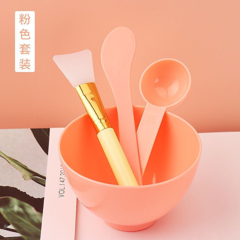 调面膜碗套装专用和刷子加勺子水疗灌肤硅胶调膜碗美容院用品工具|undefined