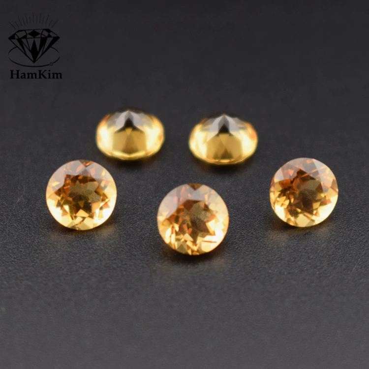 Натуральный цитрин 1-5 мм с заостренным дном, алмазный натуральный камень для ювелирных изделий, необработанный камень от фабрики Wuzhou Gemstone Factory