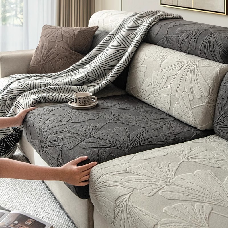 Resistente al gato arrancar cubierta de sofá 2024 nuevo otoño invierno todo incluido cubierta de sofá elástico asiento de tela cubierta tres asientos una princesa