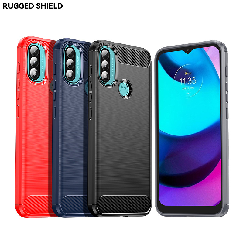 适用Moto E2020手机壳 摩托罗拉E30/E40/E20拉丝防摔手机壳保护套