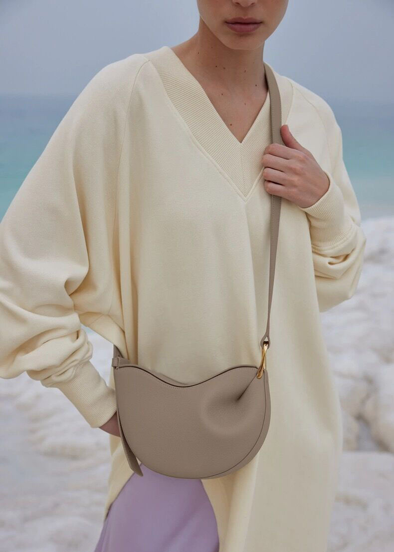 Women's Saddle Dumpling Crossbody Bag, Stylish Shoulder Handbag_voghion.com