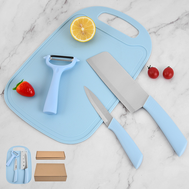 Cuchillo de cocina de acero inoxidable en stock, cuchillo de cocina, cuchillo de corte de frutas, cuchillo de carne multipropósito para bebés