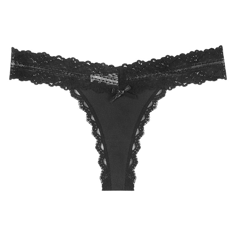 Cross-border Exclusive Multi-Color Cotton women's lace underwear lightweight and comfortable Amazon low waist European and American sexy women's underwear