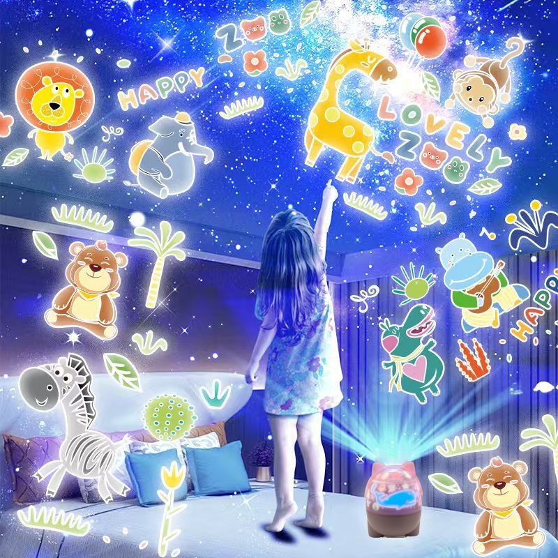 梦幻星空简约投影灯蓝牙音箱卧室满天星氛围小夜灯儿童生日礼物|undefined