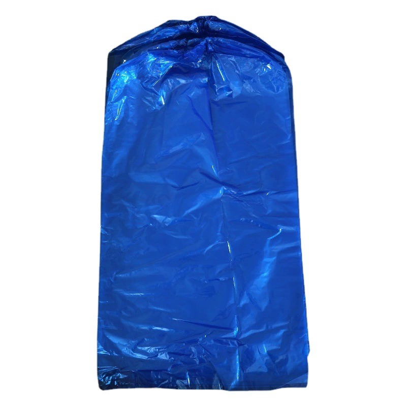 Бахилы прямая трубка утолщенные высокие защитные бахилы пыленепроницаемые и непромокаемые полиэтиленовые бахилы оптом одноразовые бахилы длинная трубка выше колена