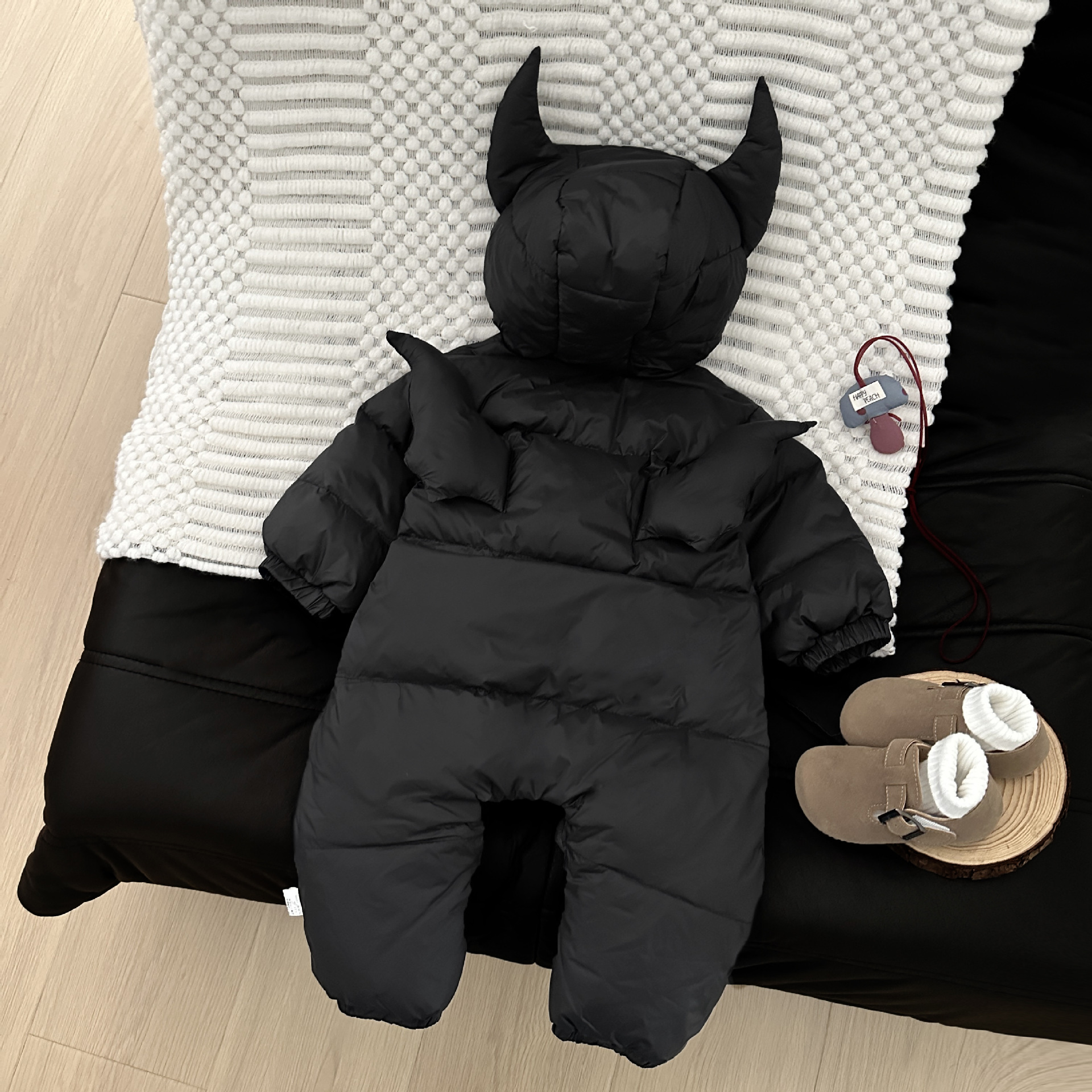 Baby plumón jaqueta de invierno baby outwear ropa caliente chico guapo estilo extranjero ropa de escalada blanca
