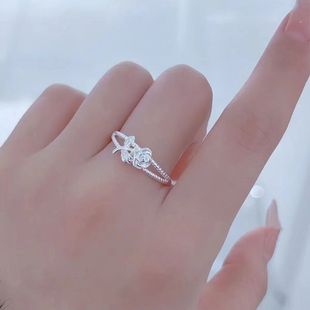 �¿�925�yõ�廨��ָŮ����ɫ�p��ָ�h�r��С�����sʳָ�߼��Y��