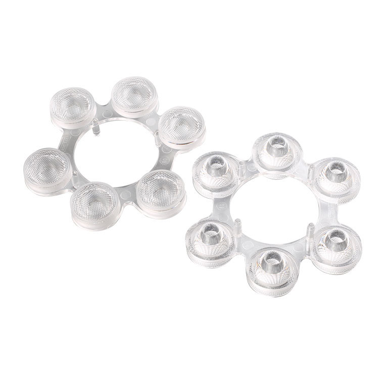 摄像机6合1连体LED灯珠透镜低功耗球型机及枪机组合式PC光学透镜