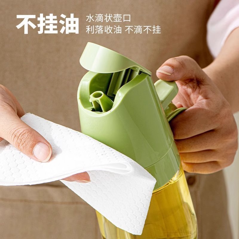 喷油壶喷倒两用雾化家用食用油瓶罐调料厨房不挂油玻璃酱油醋|undefined