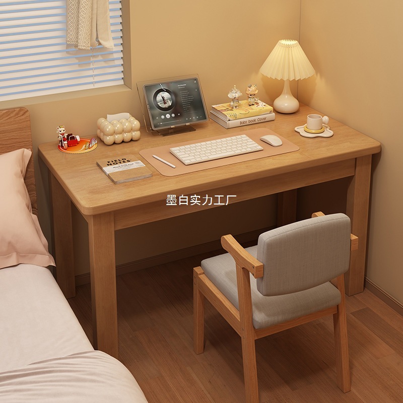 단단한 나무 책상, 가정용 컴퓨터 책상, 데스크탑 간단한 책상, 침실 학생 책상, 작은 아파트 학습 테이블