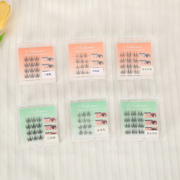 curling dense three dimensional false eyelashes solar-powered for…