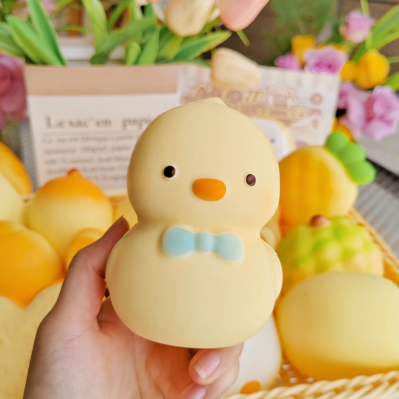 젖은/멍청한 오리/노란색