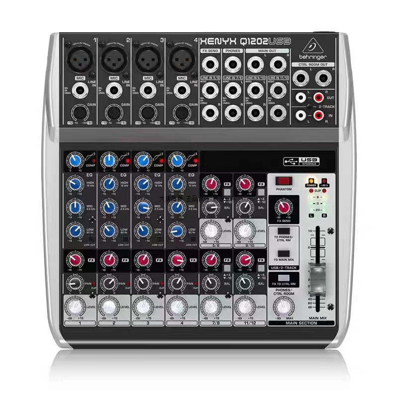 BEHRINGER/百灵达 Q1202USB 专业舞台演出家用12路模拟调音台