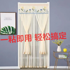 穴を開けないで蚊よけのカーテンの布のガーゼのカーテンの寝室のレースの半分のカーテンのプライバシーの四季の家庭用カーテンの新型