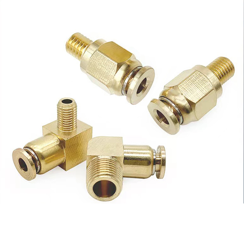 Conector rápido de cobre Conector rápido de cobre PD Conector rápido de cobre PL Conector de tubería de aceite Accesorios de circuito de aceite Conector rápido de lubricación Conector rápido