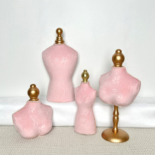 高级感饰品展示人像脖子水晶项链展示架首饰摆摊直播间展示架道具