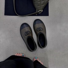 羊皮版~小香风真皮厚底小皮鞋女秋英伦单鞋懒人一脚蹬松糕乐福鞋