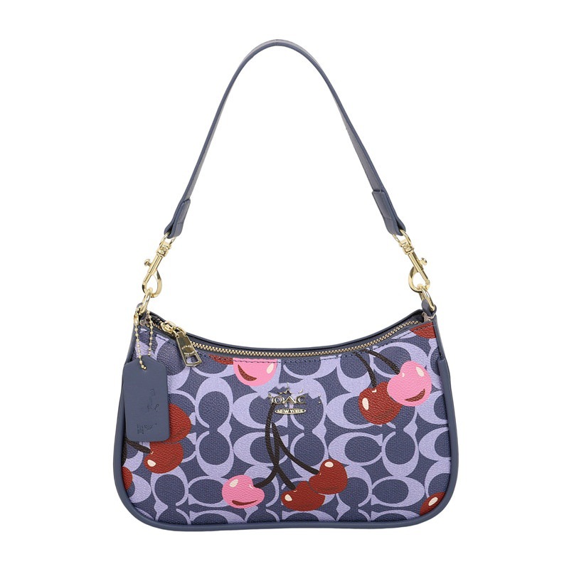 25 Koujia Ole nuevo bolso para axilas Coah, hombro, limón, naranja, corte, bolso de medio mes con estampado de frutas