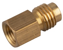 1/2ACME 1/4SAE R134a转换器 适配器 黄铜