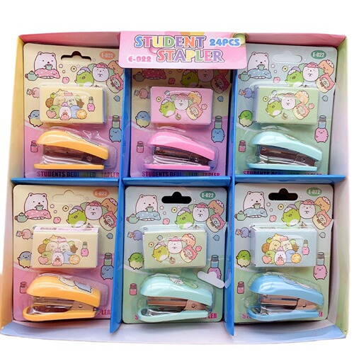 Sanrio stapler mini small student stapler stapler small household Kuromi book binding