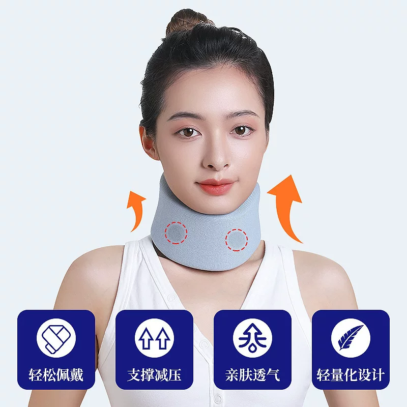 Scarf, protective case for office, with neck protection