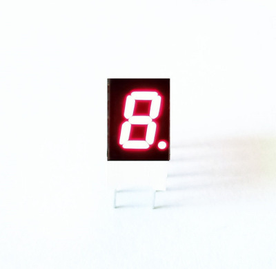 0.3英寸1位红光数码管3104AS 3104BS 7.6*12.6mm 3101AS 3101BS