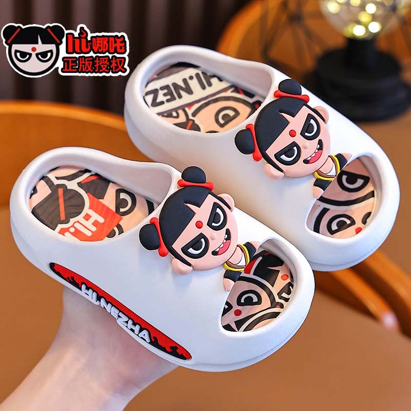 Zapatillas infantiles genuinas de verano para niños y niñas, baño para padres e hijos, niños de mediana edad, niños en casa, playa, niños, zapatillas frías