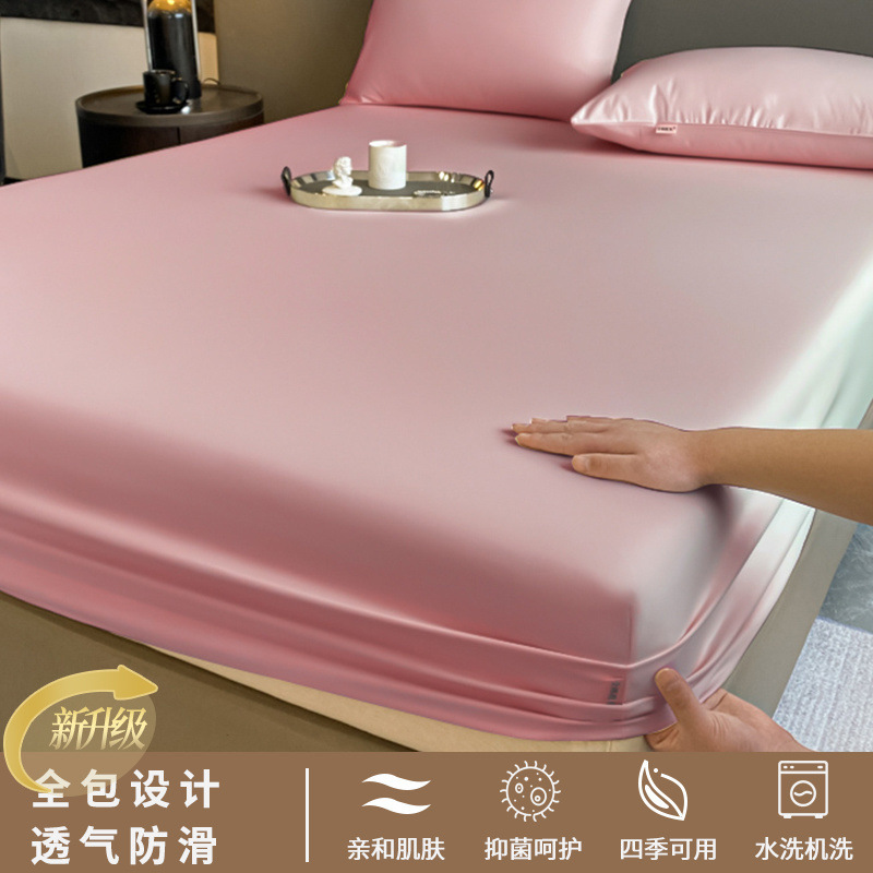 ウォッシュドコットンオールインクルーシブボックスシーツシングルピースシモンズベッドカバーベッドカバーマットレスプロテクターダストカバーカバー滑り止めベッドシーツ|undefined