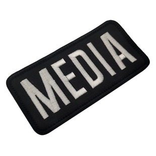 Haike Outdoor MEDIA MEDIA Journalist Tactical Vest Large Back Sticker Chest Sticker Embroidered Velcro Patch