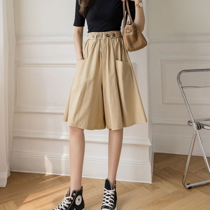 카키색 가로 버튼 4개