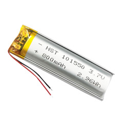 Polymer lithium battery 101550 800mAh hanging neck headphone beauty instrument hydration instrument battery manufacturer