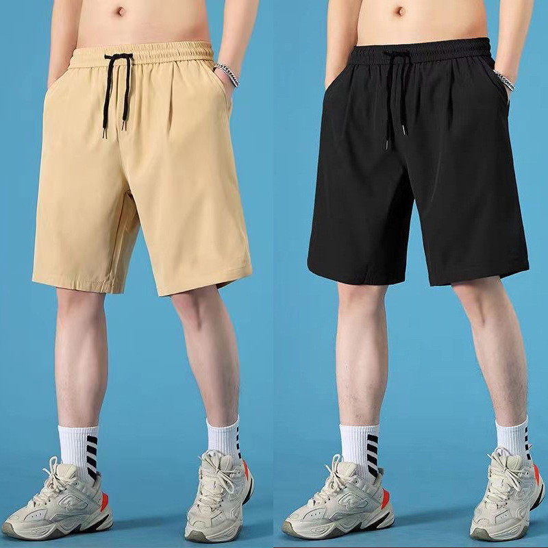 New Shorts Men's Summer All-match Home Handsome American Ball Pants New Running Sports Pants Stitching Trendy Pants