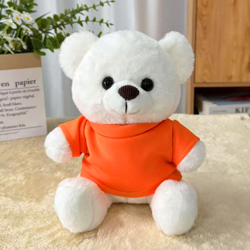 Suéter transfronterizo Teddy Bear muñecas muñecas juguetes de peluche actividad de publicidad LOGO impresión regalos de graduación escolar