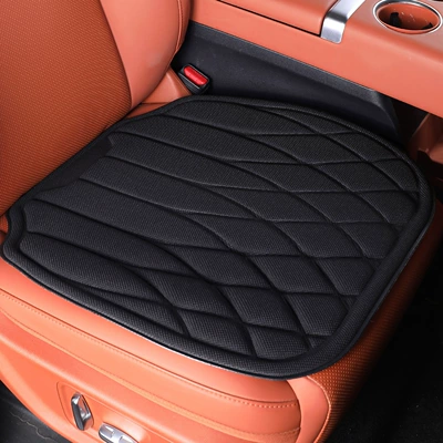 Seat cushion, seat cover — Universal Car Seat Cushion - checkered-style-obsidian-black-front-single-seat-one-piece