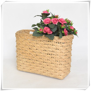 New Creative Natural Rattan Baskets Can Decorate Flower Baskets Handicrafts Large-Capacity Storage Baskets Factory Wholesale