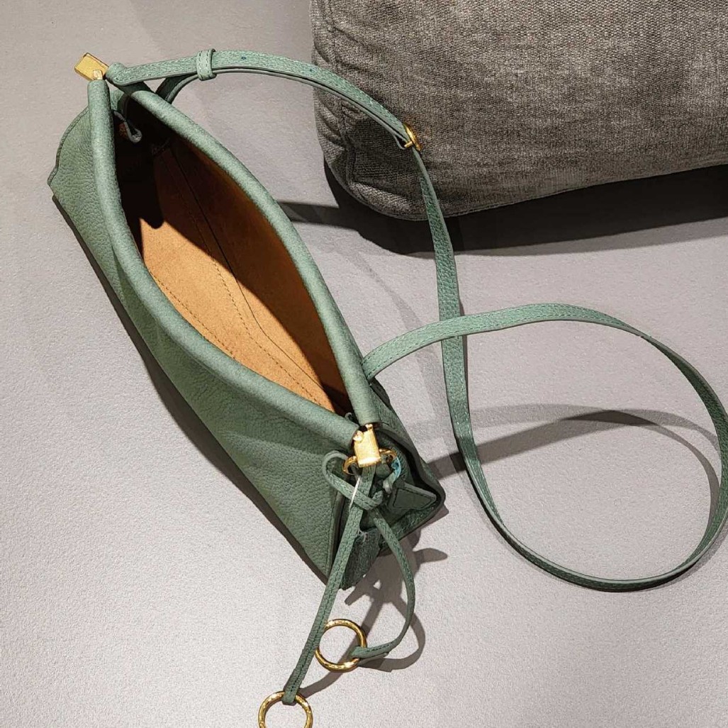 Top Grain Suede Matte Leather Retro Baguette Bag 2025 New Niche Design Underarm Shoulder Crossbody Bag For Women - Thumbnail 4
