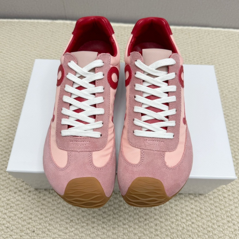 楊王一博と同じスタイルの本革道徳トレーニングシューズ、女性用、カラーブロックストラップスニーカー、レトロフォレストシューズ、牛革バージョン|undefined