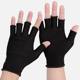 Dew two-finger gloves thin riding fishing non-slip take-out workmanship driving touch screen half-finger men's and women's spring, autumn and summer sun protection