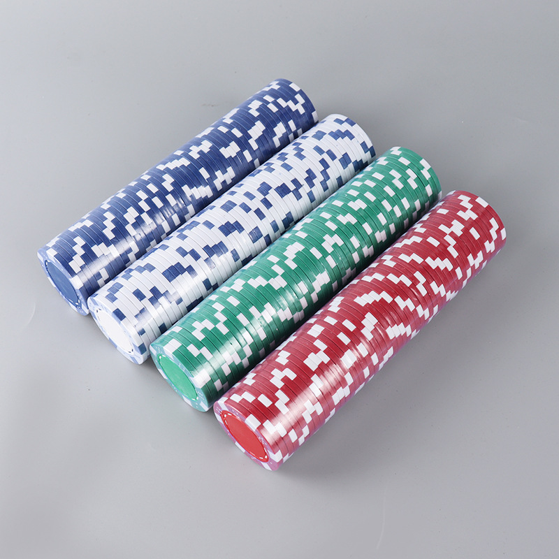 No valor 200 chips burbuja KTO traje Texas juego bacará caja de aluminio portátil chips traje