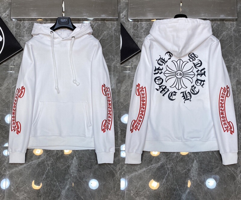 25ss正确版Chrome Hearts 克罗伈十字架连帽卫衣百搭潮流时尚批发|undefined