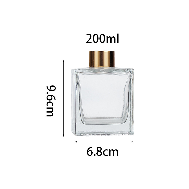 캡이 없는 200ml 정사각형 투명 28개 치아; 모두 사용자 정의 가능