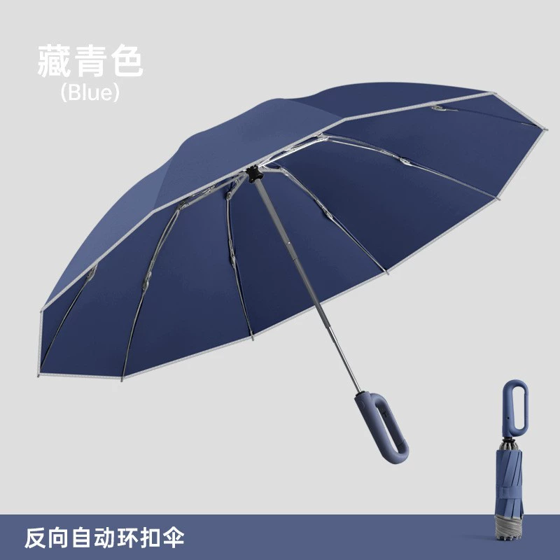 Automatic Big Handheld Umbrella, Thickened Canopy, 21/23/27-inch Options