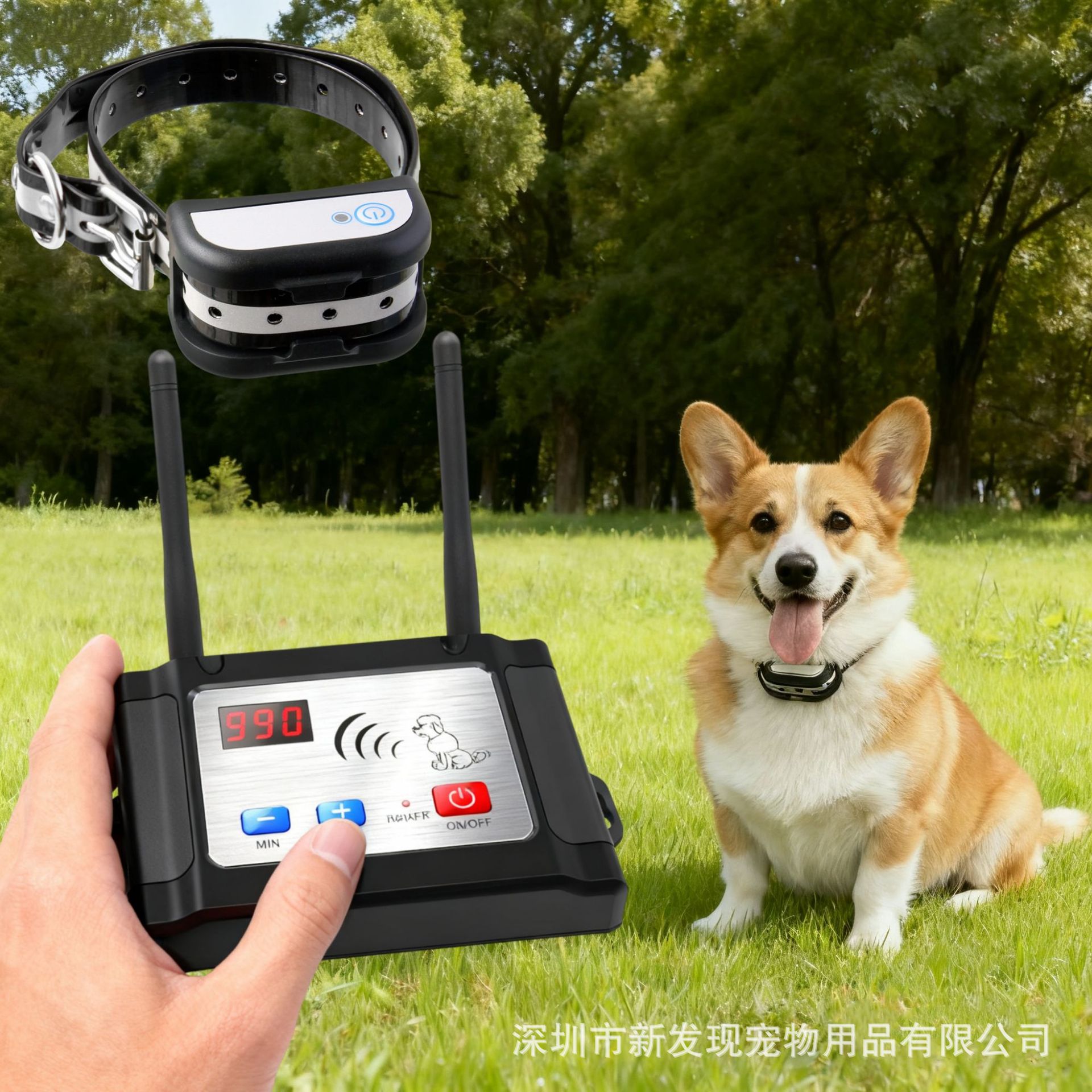 Pet Wireless Remote Control Electronic Fence Anti-Barking Device Dog Training Device Dog Fence Pet Supplies