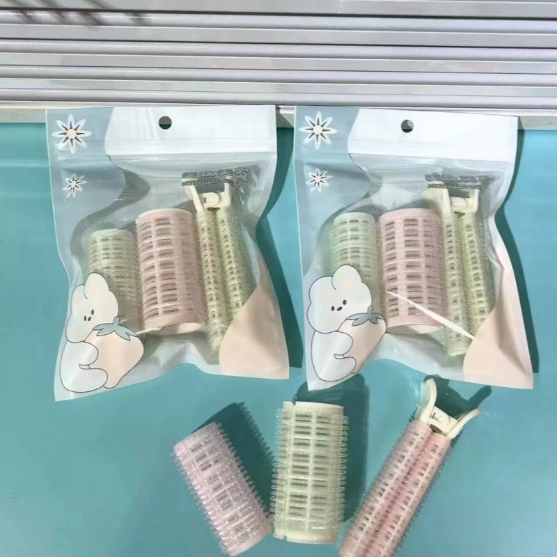 Korean style hair curler 3 combination hair curler Magic self-adhesive hair curler head loose clip air bangs hair curler