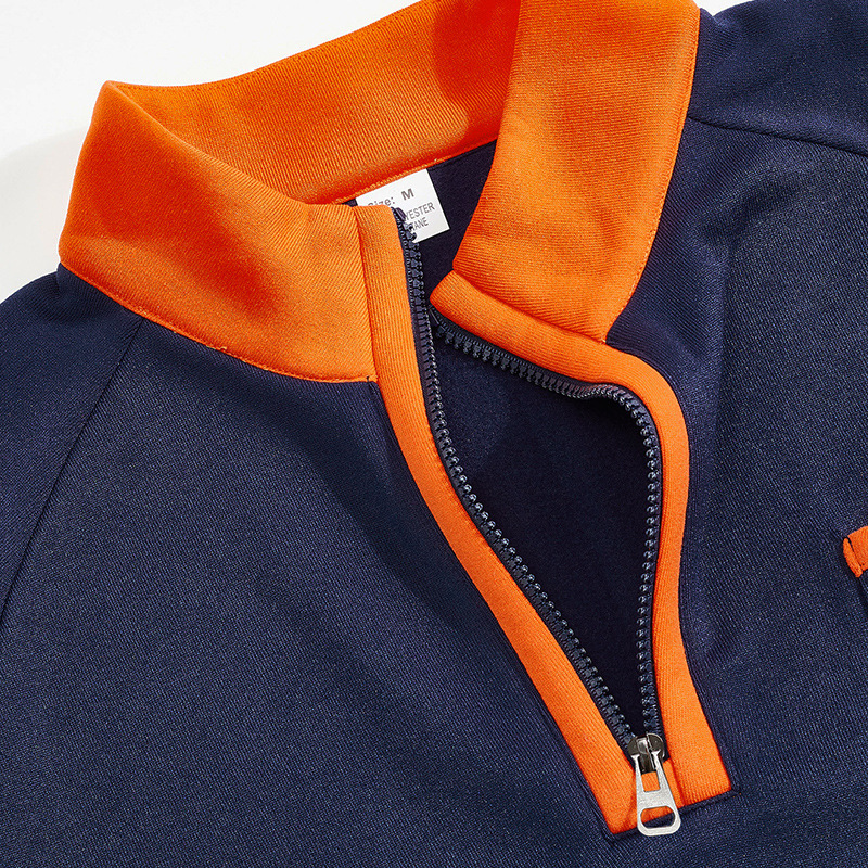 Men's Half Zip Sweatshirt With Stand Collar For Autumn And Winter_voghion.com