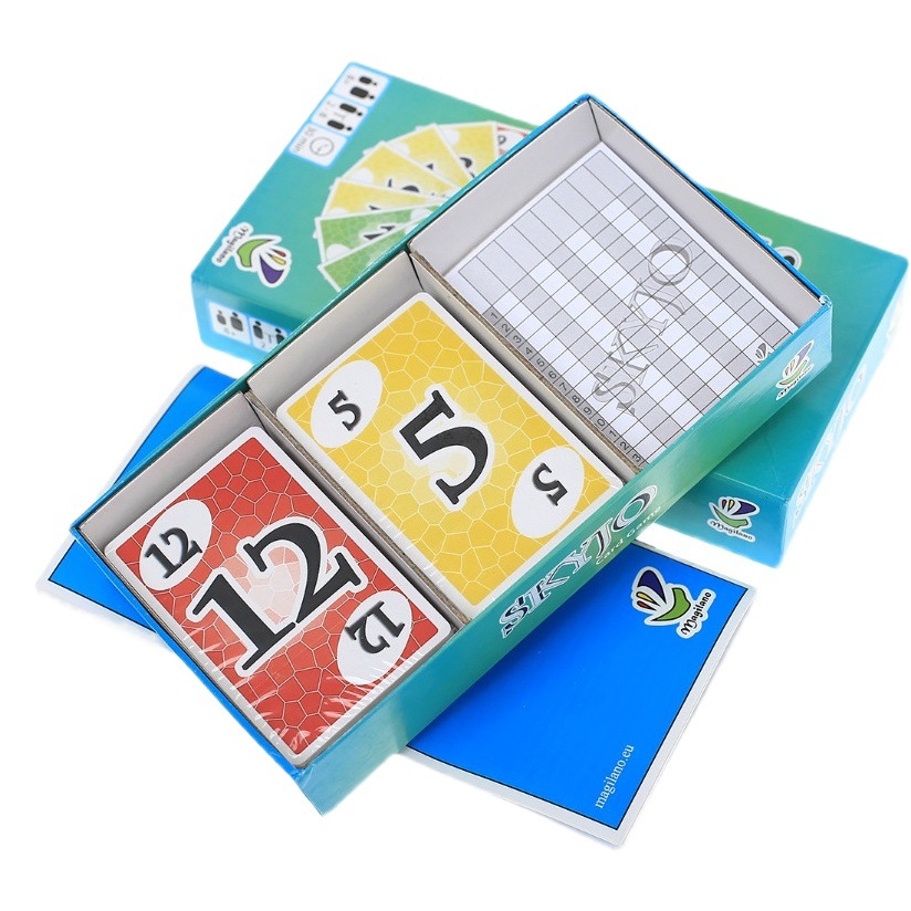 Versión en inglés skyjo tarjeta de acción sky city juego de mesa fiesta familiar juego de cartas casual