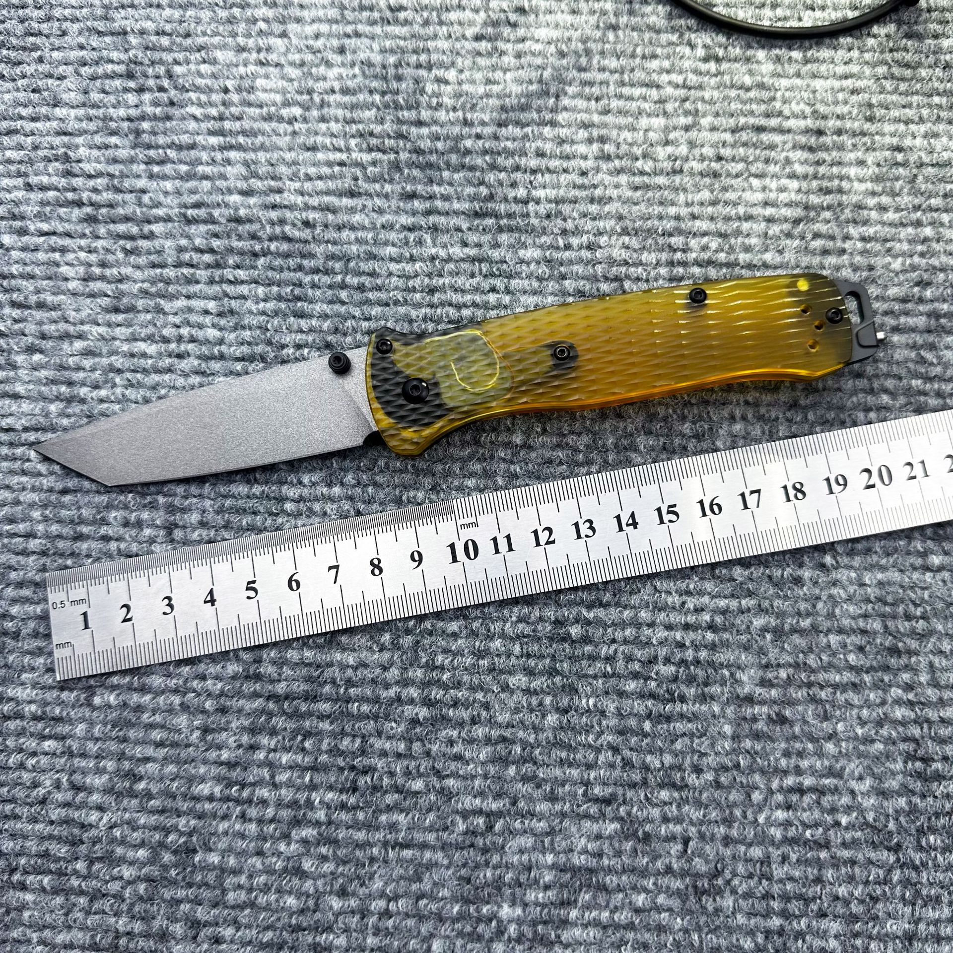 BM蝴蝶537户外折叠刀新版PEI手柄户外野营求生随身应急EDC小折刀