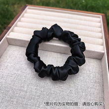 2cm真丝发圈19姆米100%桑蚕丝典雅气质护发